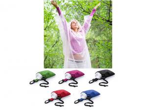 Promotional Adult Rain Ponchos In Pouch