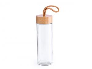 Promotional Eco Bamboo Glass Drink Bottles (420ml)