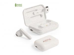 Promotional Eco Wheat Straw Bluetooth Earphones