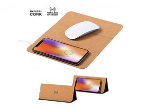 Promotional Cork Mousepads With Built-In Wireless Charging Function