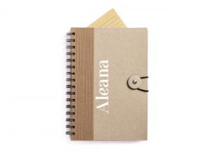 Promotional Recycled Hard Cover Spiral Notebooks (A5)