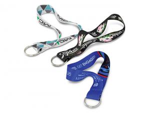 Promotional Polyester Loop Keyrings
