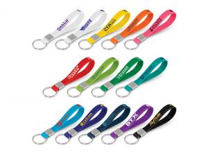 Promotional Silicone Strap Key Tags - Printed