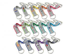 Reflective Polyester Strap Key Rings