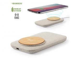 Promotional Bamboo Wheat Straw Wireless Chargers