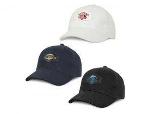 Heavy Brushed Cotton Caps With Patch