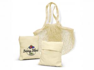 Promotional Eco Foldaway Tote Mesh Bags (100gsm)