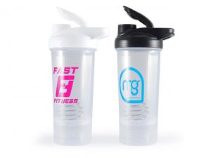 Promotional Sports Shakers With Storage Cups (600ml)