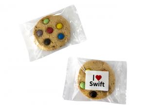 Promotional Australian Made Chocolate Button Cookies (55g)