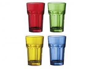 Promotional Colourful Glass Sets (300ml) - 6Pcs