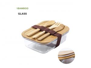 Promotional Eco Bamboo Glass Lunch Boxes (700ml)