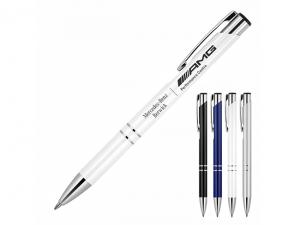 Promotional Juliet Metal Ballpoint Pens - Blue Ink