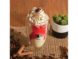 Promotional Borosilicate Glass Cups With Optional Bamboo Lid (450ml)