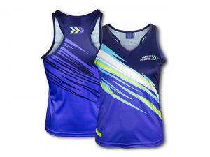 Promotional Ultra-Mesh Womens V-Neck Singlets (Womens150gsm)