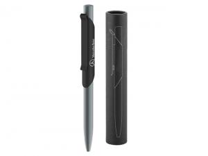 Promotional Push Metal Ballpoint Pens With Rubberised Clip