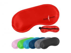 Promotional Fast Printed Satin Sleep Eye Masks - LOCAL STOCK