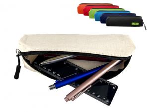 Promotional Cotton Canvas Pencil Case Tubes (12oz)