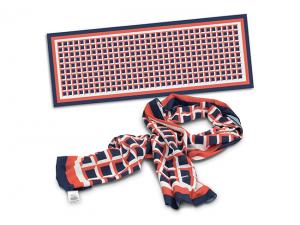 Promotional Full Colour Printed Crepe Scarves (70gsm)