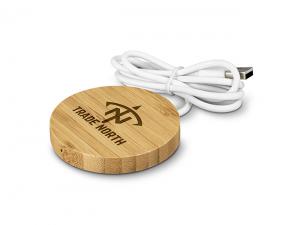 Promotional Magnetic Bamboo Wireless 5W Fast Chargers