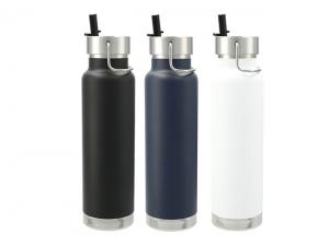 Promotional 48 Hour Cooling Copper Vacuum Insulated Bottles with Straw Lids (740ml)