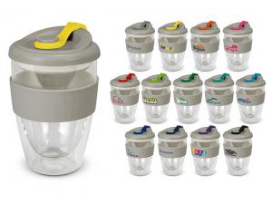 Promotional Daya Double Walled Glass Coffee Cups (350ml)