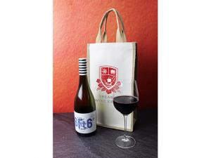 Promotional Laminated Jute Canvas Double Wine Bags