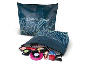 Leather Look PU Cosmetic Bags With Gusset (Large)