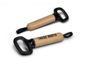 Promotional Eco Bottle Openers With Wooden Handle