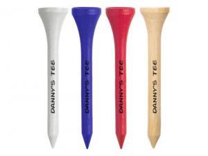 Promotional Colourful  Wooden Golf Tees (55mm)