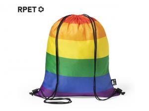 Promotional Rainbow Drawstring Bags