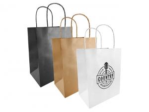 Promotional Kraft Paper Bags (196mmW x 248mmH x 120mmD)