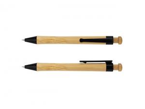 Promotional Retractable Bamboo Ballpoint Pens