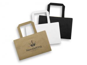 Promotional Small Paper Bags - Flat Handle (133 x 209mm)