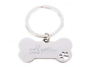 Promotional Dog Bone Keytags