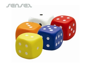Promotional Dice Stress Balls