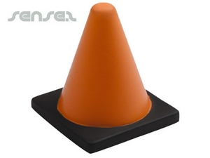 Promotional Safety Cone Stress balls