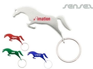 Promotional Bottle Opener Key Ring (Horse)