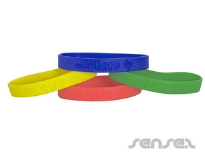 Promotional Silicone Wristbands - Embossed