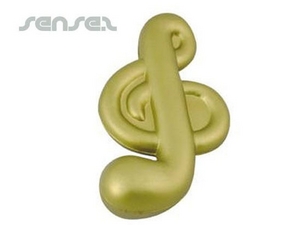 Promotional Musical Note Stress Balls