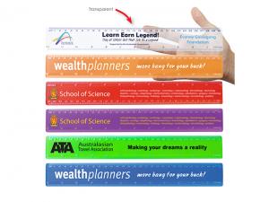 Promotional Transparent Rulers (30cm)