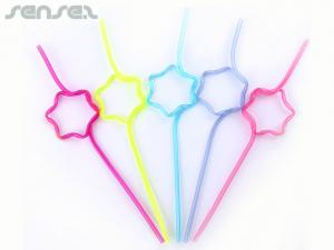 Promotional Custom Shaped Drinking Straws