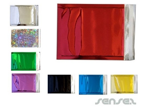 Promotional Coloured Silver Foil Envelopes (UNBRANDED)