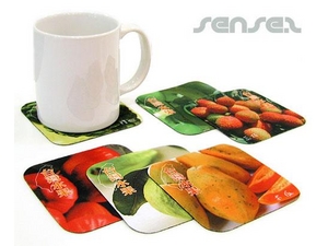Promotional Photographic Fabric Coasters 
