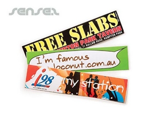 Promotional Stickers Gloss Paper (50x210mm)