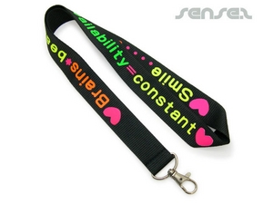 Promotional Fluoro Printed Lanyards
