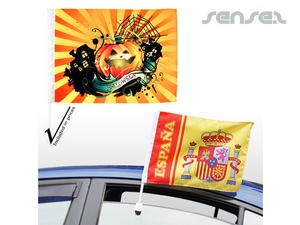 Car Flags (Full Colour)