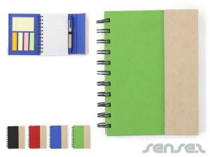 Promotional Spirielli Note Books With Sticky Notes