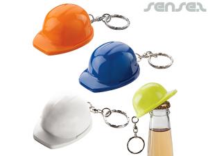 Hard Hat Bottle Opener Keyrings