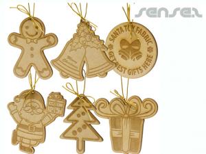 Promotional Wooden MDF Christmas Ornaments