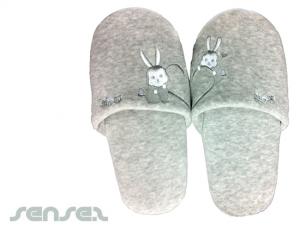 Plush Velour Hotel Slippers